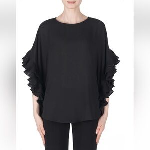JOSEPH RIBKOFF Oversized Top in Black